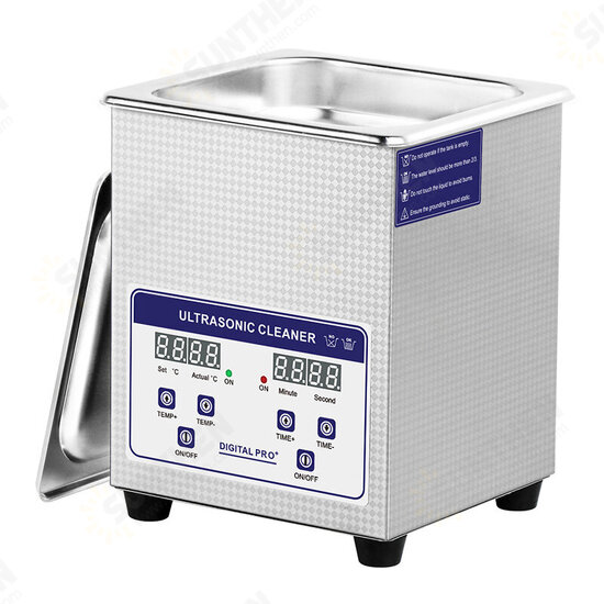 JP-010S Digital 2L Ultrasonic Cleaner with Heating Timer Bath 60W Ultrasound Machine Dental Watches Glasses Coins Tool Part