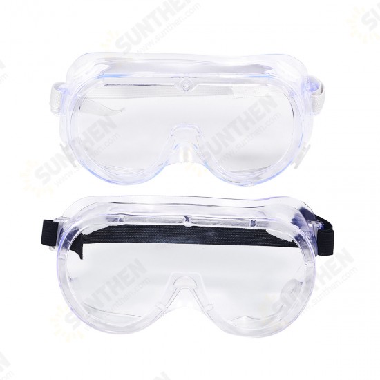 Safety Goggles Anti Fog Dust Splash-proof Glasses Lens Lab Work Eye Protection