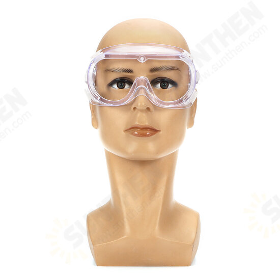 Safety Goggles Anti Fog Dust Splash-proof Glasses Lens Lab Work Eye Protection