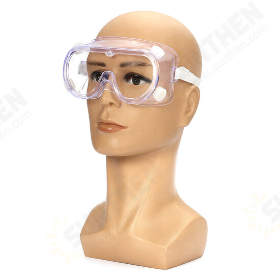 Safety Goggles Anti Fog Dust Splash-proof Glasses Lens Lab Work Eye Protection