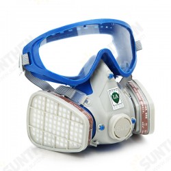 Silicone Full Face Respirator Gas Mask & Goggles Comprehensive Cover Paint Chemical Pesticide Dustproof Mask Silicone Full Face Respirator Gas Mask & Goggles Comprehensive Cover Paint Chemical Pesticide Dustproof Mask