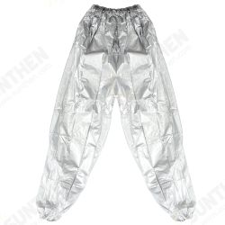 Silver Heavy Duty Sweat Sauna Suit Exercise Gym Fitness Weight Anti-Rips Silver Heavy Duty Sweat Sauna Suit Exercise Gym Fitness Weight Anti-Rips