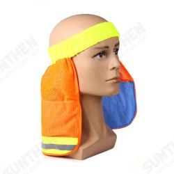 Universal Size PVA Work Hat Neck Shield Sun Shade Stripe Mesh Breathable Neck Sunshade Universal Size PVA Work Hat Neck Shield Sun Shade Stripe Mesh Breathable Neck Sunshade