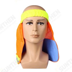Universal Size PVA Work Hat Neck Shield Sun Shade Stripe Mesh Breathable Neck Sunshade Universal Size PVA Work Hat Neck Shield Sun Shade Stripe Mesh Breathable Neck Sunshade