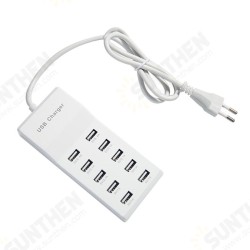 10 Port USB Tablet Charger EU Plug 5V 2.4A Wall Charger Hubs for Samsung HuTablets Phone Pad Fast Charging 5V 1A 10 Port USB Tablet Charger EU Plug 5V 2.4A Wall Charger Hubs for Samsung HuTablets Phone Pad Fast Charging 5V 1A