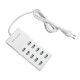 10 Port USB Tablet Charger EU Plug 5V 2.4A Wall Charger Hubs for Samsung HuTablets Phone Pad Fast Charging 5V 1A