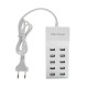 10 Port USB Tablet Charger EU Plug 5V 2.4A Wall Charger Hubs for Samsung HuTablets Phone Pad Fast Charging 5V 1A