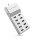 10 Port USB Tablet Charger EU Plug 5V 2.4A Wall Charger Hubs for Samsung HuTablets Phone Pad Fast Charging 5V 1A