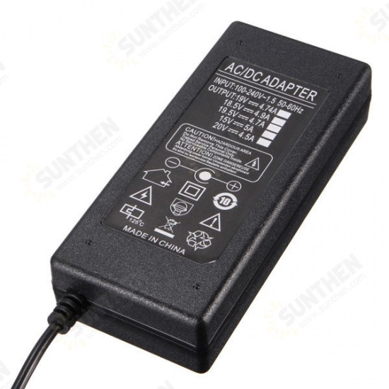 19.5V 4.74A 90W Laptop AC Power Adapter Charger Cord for Sony