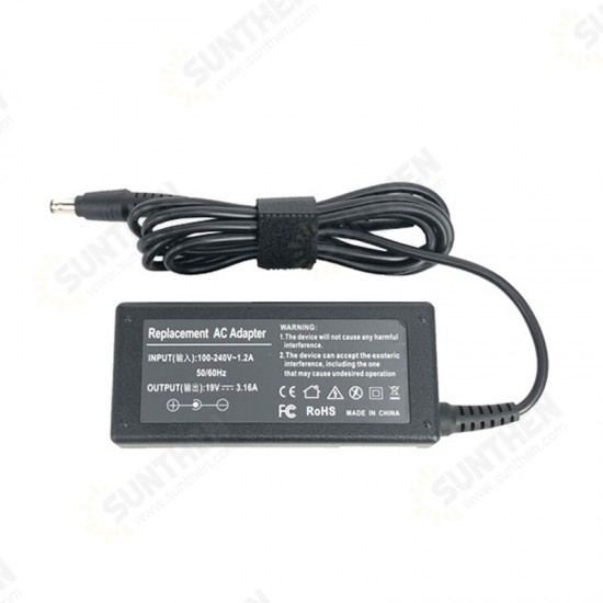 19V 3.16A AC Laptop Adapter 5.5*3.0mm Charger For samsung R429 RV411 R428 RV415 RV420 RV515 R540 R510 R522 R530