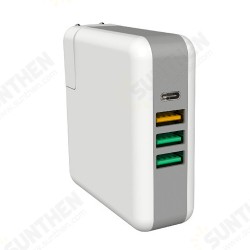 65W Type-c PD QC3.0 USB Fast Charger USB C Laptop Power Adapter 20V 3A for MACBOOK PRO Macbook 12 13 inch Notebook Computer Phone 65W Type-c PD QC3.0 USB Fast Charger USB C Laptop Power Adapter 20V 3A for MACBOOK PRO Macbook 12 13 inch Notebook Computer Phone
