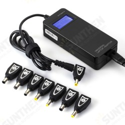 Multi-type 90W Power Supply Car Charger Laptop Adapter with LED Screen USB Slot Multi-type 90W Power Supply Car Charger Laptop Adapter with LED Screen USB Slot