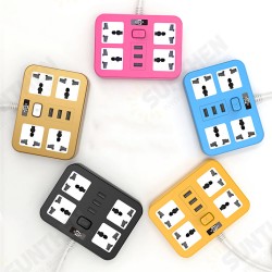 Power Socket 3 Outlet 4 USB Ports Hub Multi Portable Electrical Power Strip Plugs Adaptor for Home Office Power Socket 3 Outlet 4 USB Ports Hub Multi Portable Electrical Power Strip Plugs Adaptor for Home Office