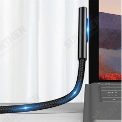 Type-C to Surface Charging Cable 12V/15V 4A 102W Nylon Braided USB-C Charging Cable for Microsoft Surface Pro7 Go2 Pro6 5/4/3 Laptop1/2/3 Type-C to Surface Charging Cable 12V/15V 4A 102W Nylon Braided USB-C Charging Cable for Microsoft Surface Pro7 Go2 Pro6 5/4/3 Laptop1/2/3