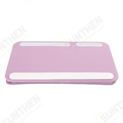 2-in-1 Double Slot Lap Desk Study Pillow Table Computer Laptop Desk Portable Laptop Stand with Phone/Tablet Holder 2-in-1 Double Slot Lap Desk Study Pillow Table Computer Laptop Desk Portable Laptop Stand with Phone/Tablet Holder