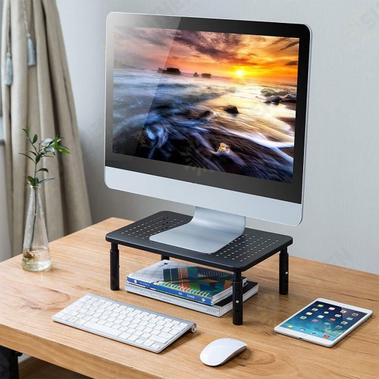 3 Levels Height Adjustable Monitor Stand Riser Laptop Stand for Laptop Computer Pc Printer