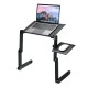 360° Adjustable Laptop Desk Foldable Portable Laptop Stand Color Black