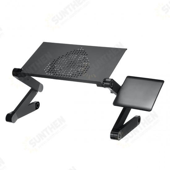 360° Adjustable Laptop Desk Foldable Portable Laptop Stand Color Black