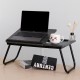 55*32cm Enlarge Foldable Adjustable with Cup Hole Density Board Computer Laptop Desk Table TV Bed Computer Mackbook Desktop Holder