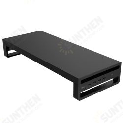 ABS Laptop Stand with USB 3.0 Charging Port Wireless Charger For Laptop PC Monitor Increase Table Organizer