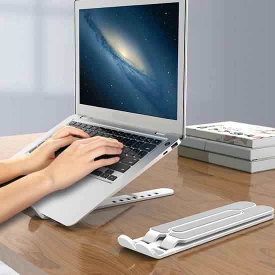 Adjustable Laptop Stand Holder Notebook Computer Rack Cooling Pad Portable Support Base Desktop Lifting Bracket