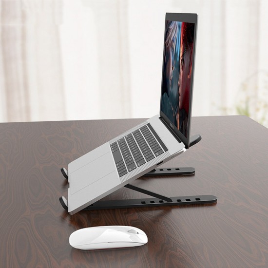 Adjustable Laptop Stand Holder Notebook Computer Rack Cooling Pad Portable Support Base Desktop Lifting Bracket