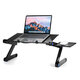 Adjustable Laptop Stand Desk Notebook Bracket Fan Cooling Pad Game Notebook Base with Mouse Board for below 17inch Notebook Adjustable Laptop Stand Desk Notebook Bracket Fan Cooling Pad Game Notebook Base with Mouse Board for below 17inch Notebook