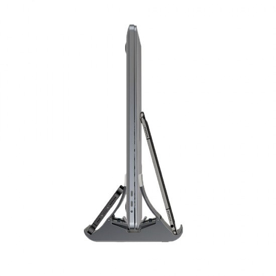 Adjustable Laptop Stand Vertical Gravity Ergonomic Desktop Storage for Laptop Moble Phone Tablet Notebook