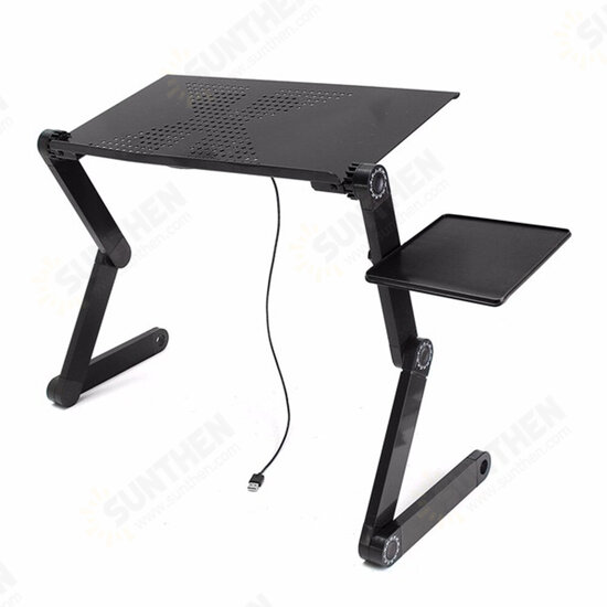 Adjustable Laptop Table Laptop Desk Portable Foldable Stand Bed Tray Laptop with Cooling Fan and Mouse Pad for up to 17 Inches Adjustable Laptop Table Laptop Desk Portable Foldable Stand Bed Tray Laptop with Cooling Fan and Mouse Pad for up to 17 Inches