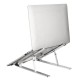 Aluminum Alloy Adjustable Foldable Laptop Stand Non-Slip Desktop Notebook Holder Cooling Bracket Riser for up to 17.3 inches Laptop