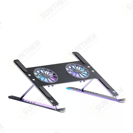 P11F Office Desk Detachable Cooling Fans Foldable Adjustable Aluminum Stand For 14-17.3 Inch Laptop P11F Office Desk Detachable Cooling Fans Foldable Adjustable Aluminum Stand For 14-17.3 Inch Laptop