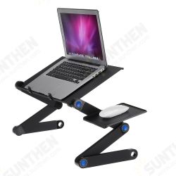 Cooling Laptop Desk 360 Degree Aluminum Alloy Adjustable Foldable Cooling Notebook Table for Sofa Bed Household Supplies