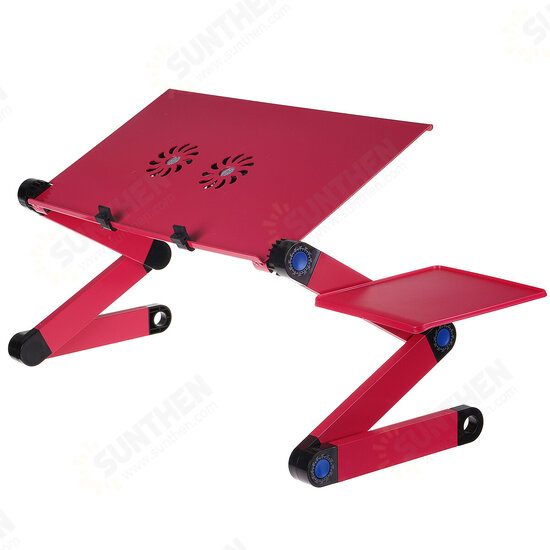 Cooling Laptop Desk 360 Degree Aluminum Alloy Adjustable Foldable Cooling Notebook Table for Sofa Bed Household Supplies