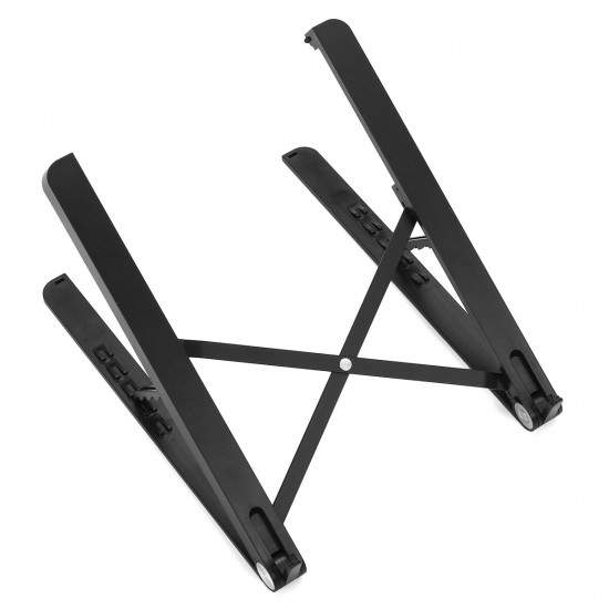 Foldable 5 Height Adjustable Laptop Stand Tablet Stand Heat Dissipation for iPad Macbook below 17 inch