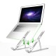 Foldable Laptop Stand Bracket Aluminum Alloy Laptop Portable Cooling Base Display Lifting Frame 6 Gear Adjustable for 15.6inch Notebook