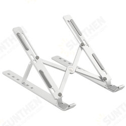 Foldable Laptop Stand Bracket Aluminum Alloy Laptop Portable Cooling Base Display Lifting Frame 6 Gear Adjustable for 15.6inch Notebook Foldable Laptop Stand Bracket Aluminum Alloy Laptop Portable Cooling Base Display Lifting Frame 6 Gear Adjustable for 15.6inch Notebook
