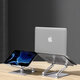 Foldable Laptop Stand Height Angle Adjustable Aluminum Alloy Tablet Stand for 10-17 inch Laptop/Tablet