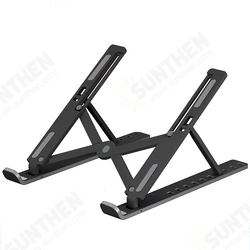 Foldable Laptop Stand Holder Notebook Bracket ABS Cooling Pad 10 Angle Adjustable Portable Support Base