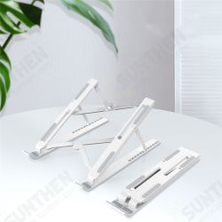 Folding Laptop Stand Foldable Portable Base ABS Heat Dissipation 12 Gear Adjustable Computer Elevated Bracket