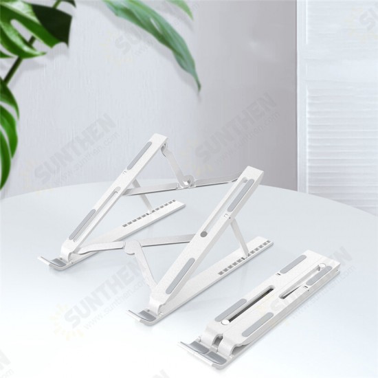 Folding Laptop Stand Foldable Portable Base ABS Heat Dissipation 12 Gear Adjustable Computer Elevated Bracket Folding Laptop Stand Foldable Portable Base ABS Heat Dissipation 12 Gear Adjustable Computer Elevated Bracket
