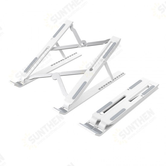Folding Laptop Stand Foldable Portable Base ABS Heat Dissipation 12 Gear Adjustable Computer Elevated Bracket Folding Laptop Stand Foldable Portable Base ABS Heat Dissipation 12 Gear Adjustable Computer Elevated Bracket