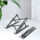 Folding Laptop Stand Foldable Portable Base ABS Heat Dissipation 12 Gear Adjustable Computer Elevated Bracket Folding Laptop Stand Foldable Portable Base ABS Heat Dissipation 12 Gear Adjustable Computer Elevated Bracket