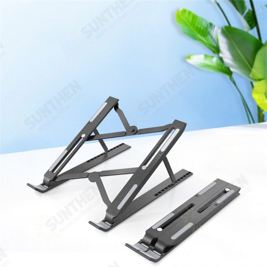Folding Laptop Stand Foldable Portable Base ABS Heat Dissipation 12 Gear Adjustable Computer Elevated Bracket Folding Laptop Stand Foldable Portable Base ABS Heat Dissipation 12 Gear Adjustable Computer Elevated Bracket