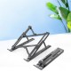 Folding Laptop Stand Foldable Portable Base ABS Heat Dissipation 12 Gear Adjustable Computer Elevated Bracket