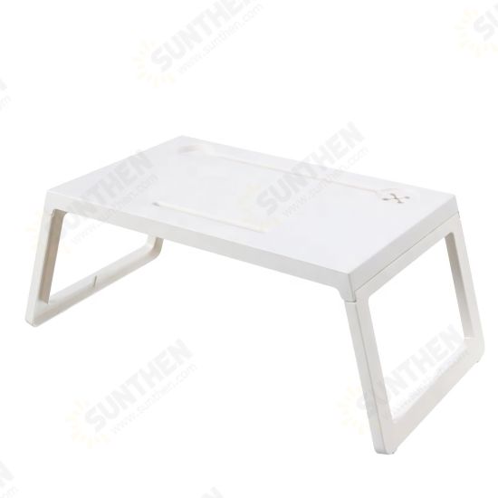 Folding Laptop Table Laptop Desk for Bedroom Breakfast Serving Desk