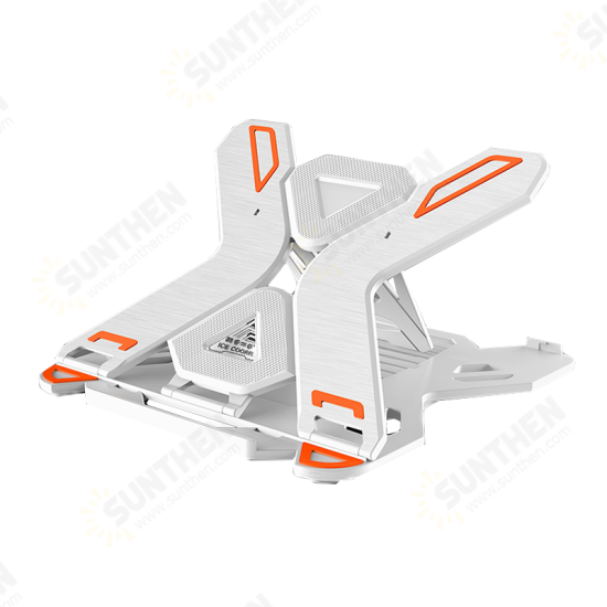 E5 Laptop Cooler Notebook Cooling Pad 8 Gear Regulation 360 Degrees Rotation Stand Lift Bracket foldable Phone Bracket Stand for 12-17 inch Laptops E5 Laptop Cooler Notebook Cooling Pad 8 Gear Regulation 360 Degrees Rotation Stand Lift Bracket foldable Phone Bracket Stand for 12-17 inch Laptops