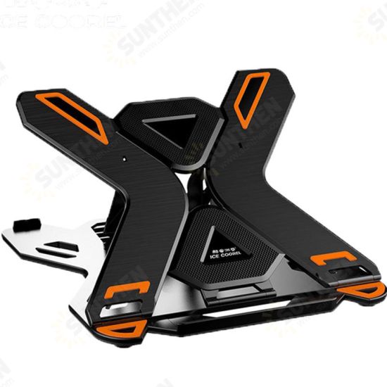 E5 Laptop Cooler Notebook Cooling Pad 8 Gear Regulation 360 Degrees Rotation Stand Lift Bracket foldable Phone Bracket Stand for 12-17 inch Laptops E5 Laptop Cooler Notebook Cooling Pad 8 Gear Regulation 360 Degrees Rotation Stand Lift Bracket foldable Phone Bracket Stand for 12-17 inch Laptops