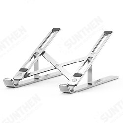 Laptop Stand Aluminum Alloy Adjustable Portable Foldable Laptop Riser for MacBook Air Pro/Dell/HP Fits 10-15.6 inch Laptops