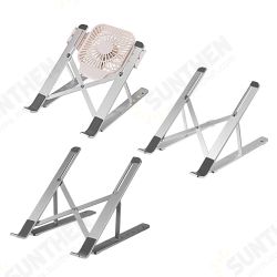 Laptop Stand Notebook Computer Rack Cooling Pad 1 Fan Adjustment Portable Support Base Desktop Lifting Bracket Holder Laptop Stand Notebook Computer Rack Cooling Pad 1 Fan Adjustment Portable Support Base Desktop Lifting Bracket Holder