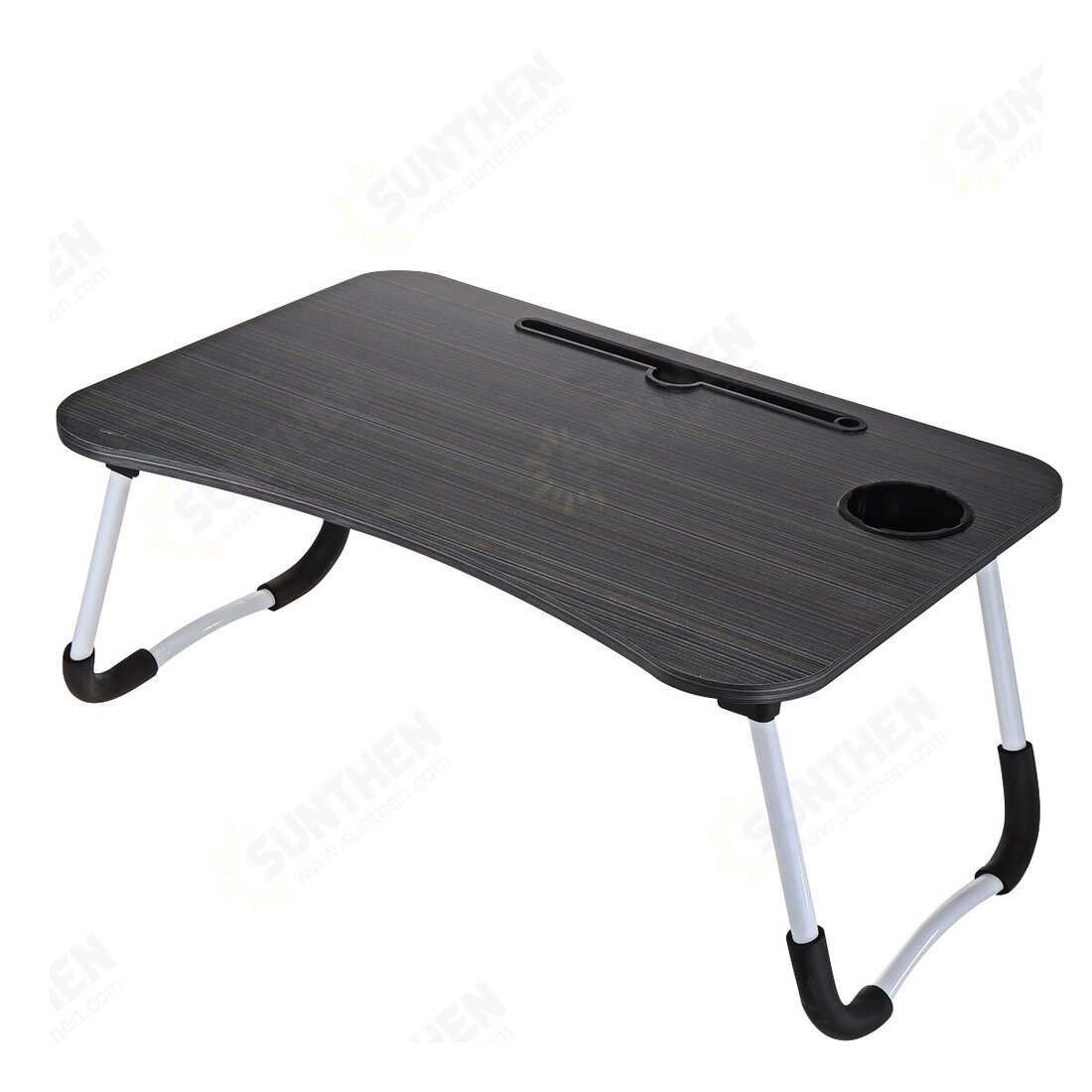 Laptop Table Stand with Small Drawer Portable Folding Desk Notebook